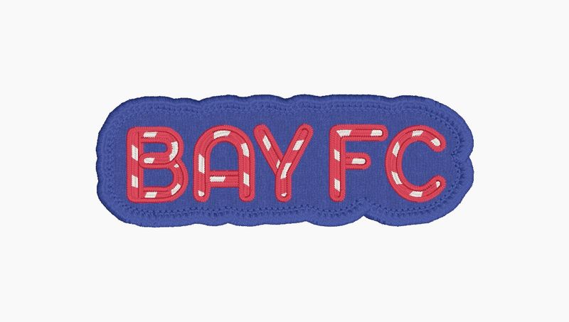 Bay FC Candy Cane Style