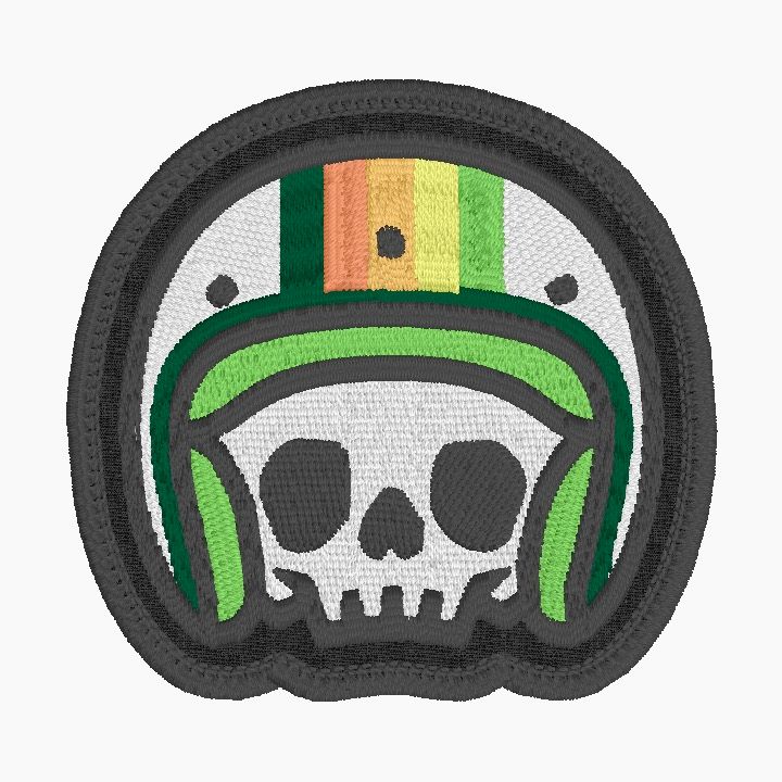 Even the Dead Wear Helmets Patch
