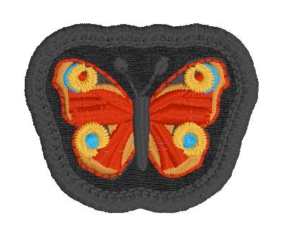 The Last of the Bugs Patches - Peacock Butterfly