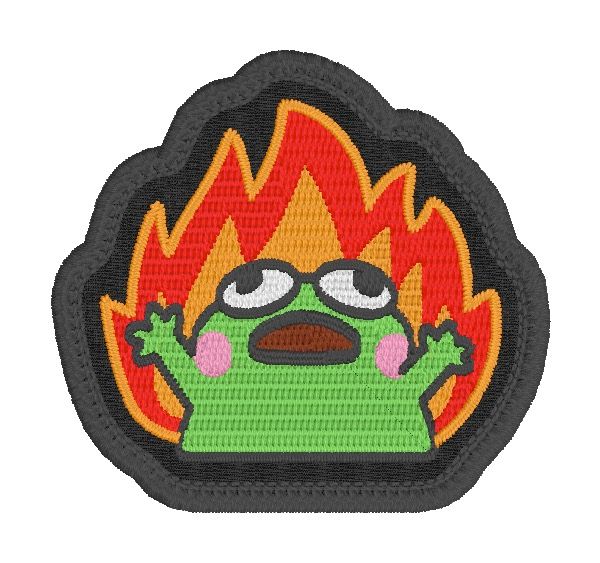 Flaming Frog Patch