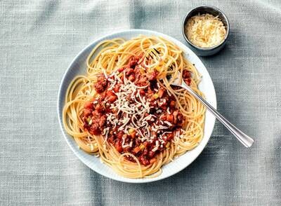 Afhaal: spaghetti bolognaise