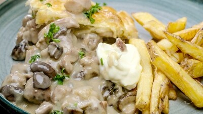 Kindermenu: vol-au-vent met frietjes
