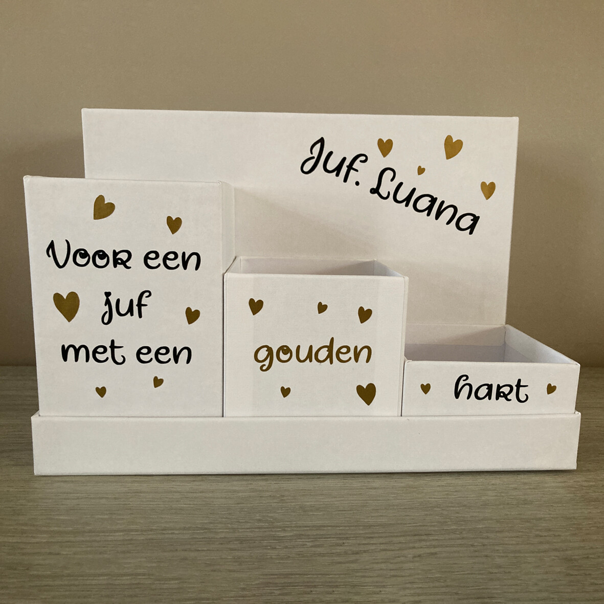 Gepersonaliseerde bureauhouder