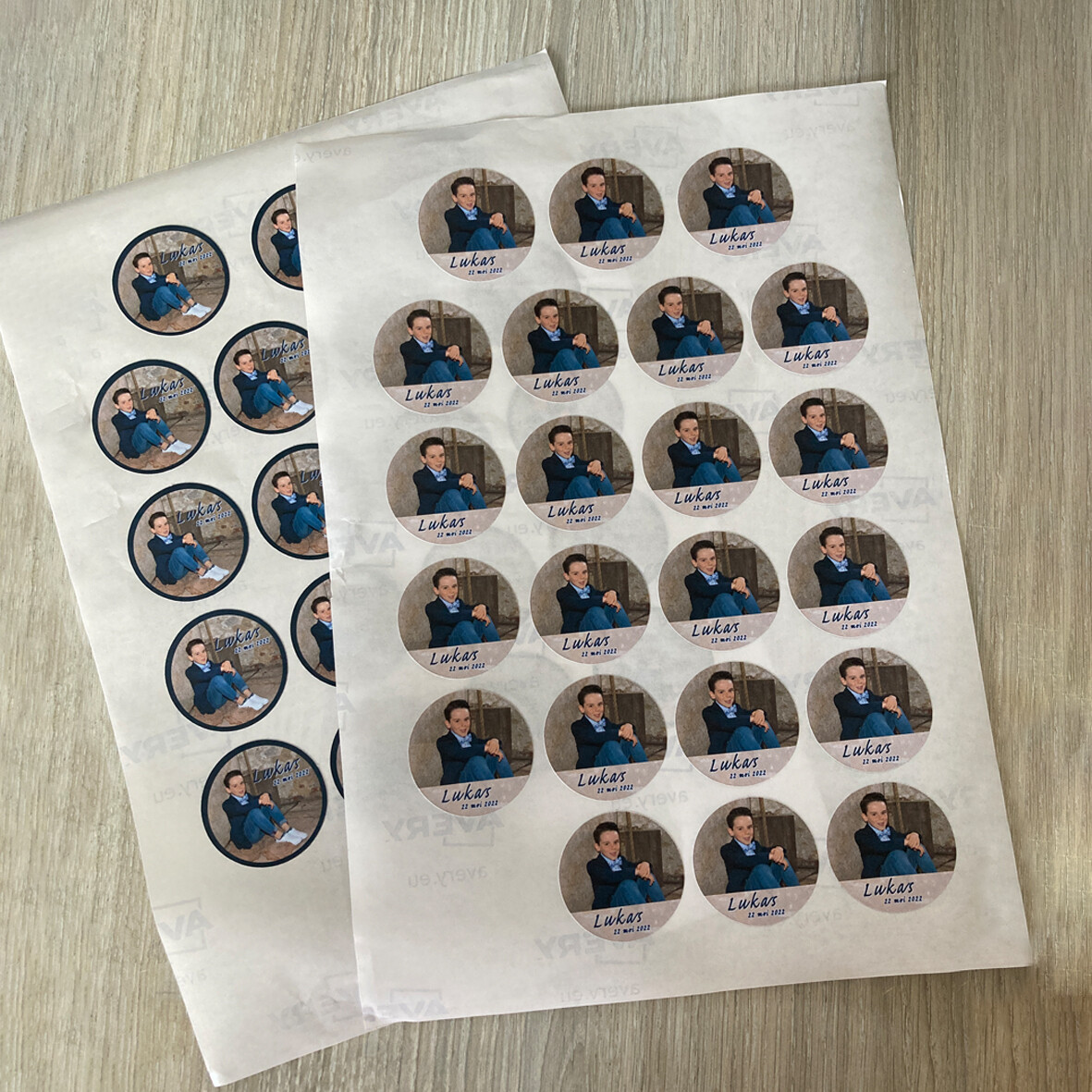 Ronde stickers