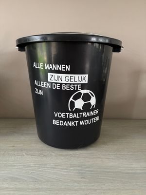 Emmer met tekst