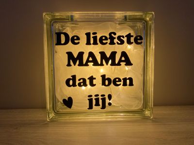 Glasdallen met lampjes