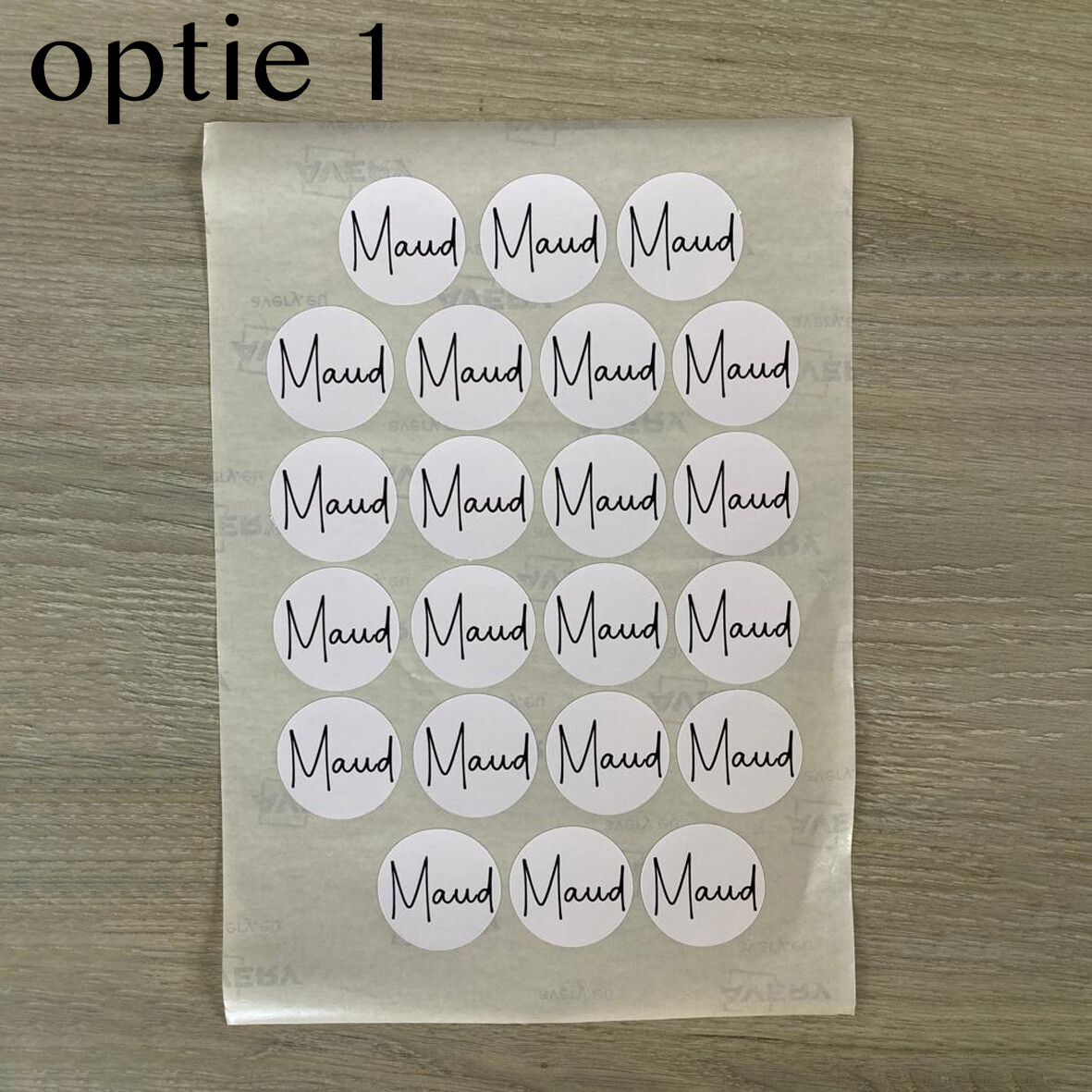 Ronde stickers
