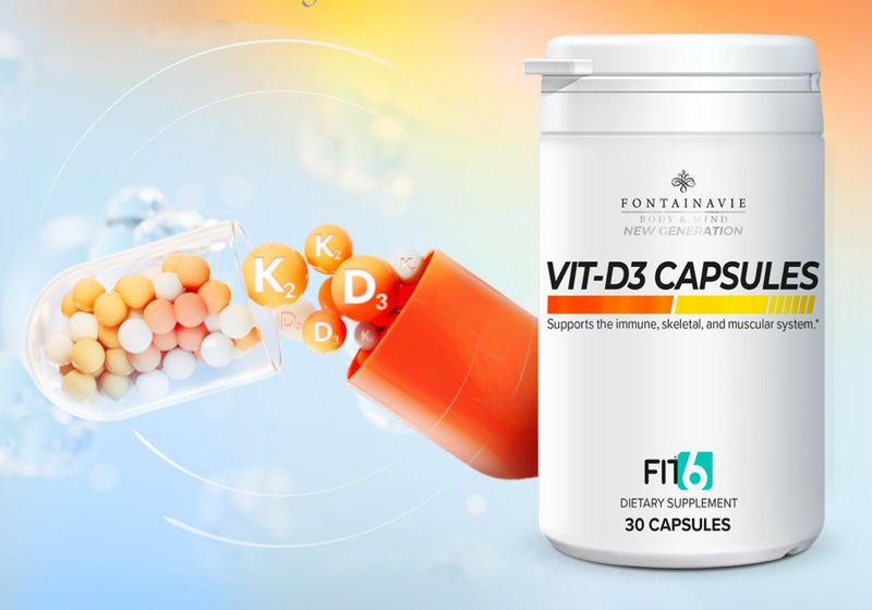 Vitamin D3 with K (30 Capsules)