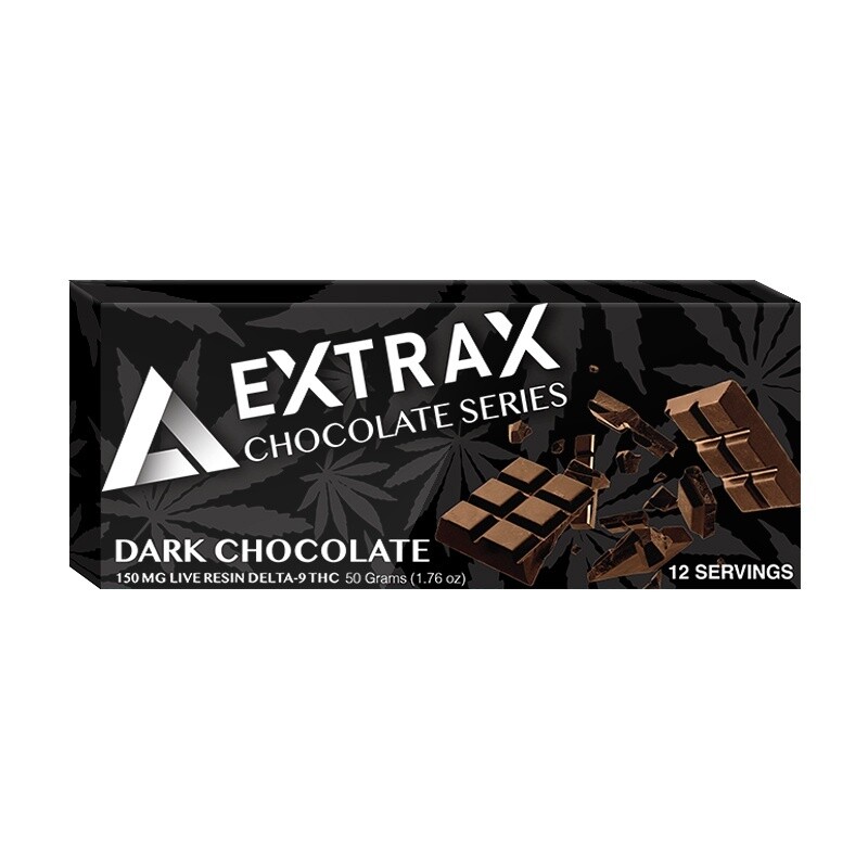 Delta Extrax Delta 9 Live Resin Dark Chocolate Bar