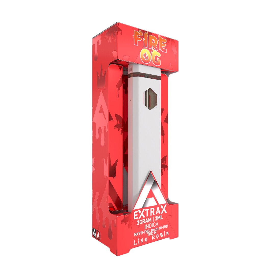 Delta Extrax Fire OG Live Resin Disposable 3g