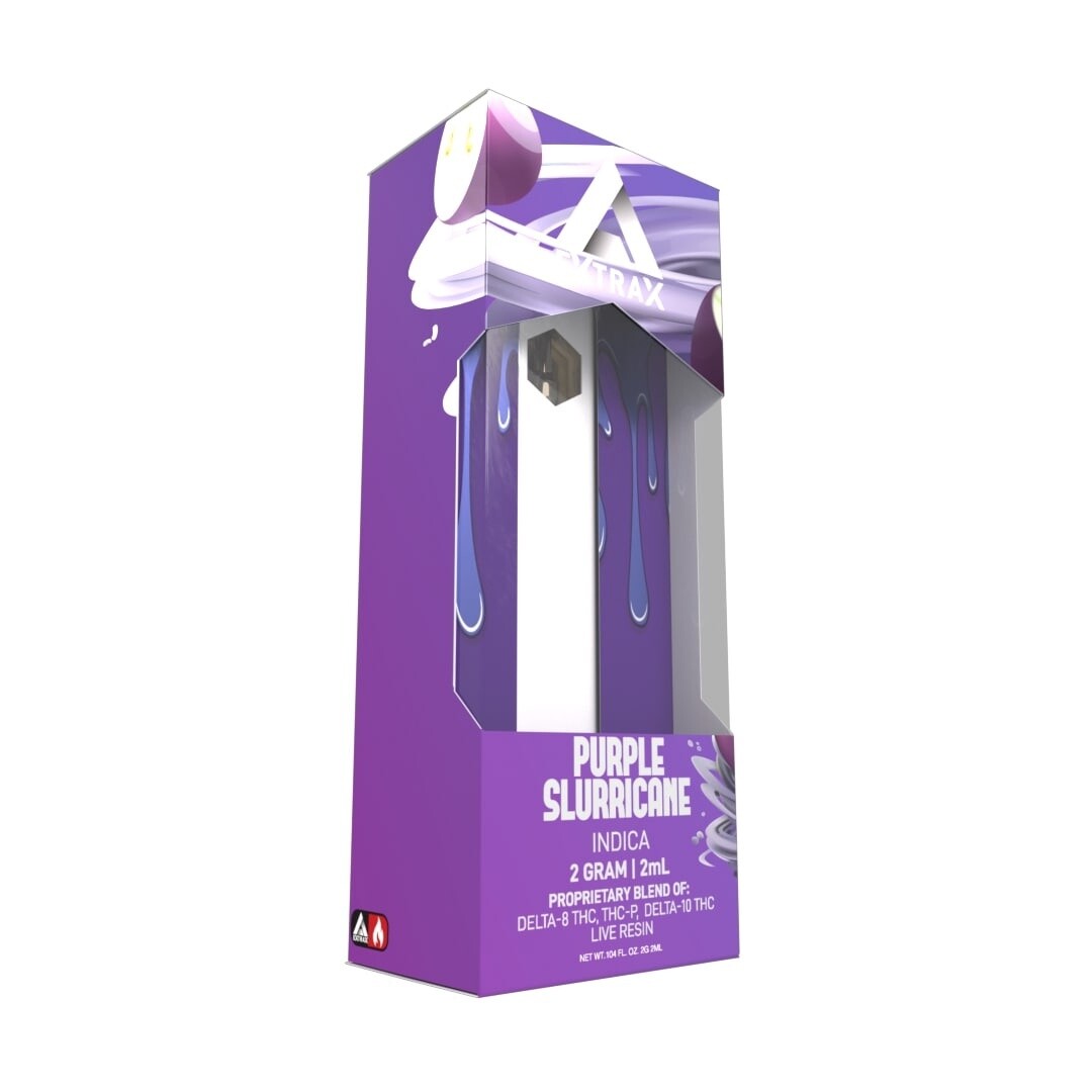 Delta Extrax Purple Slurricane Live Resin Disposable 2g