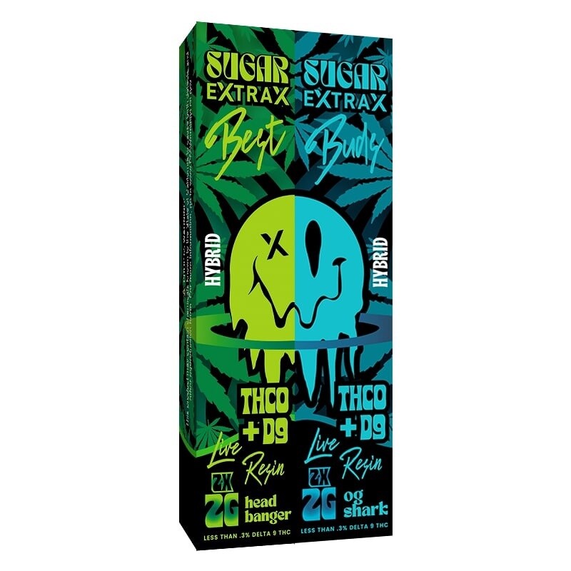 Sugar Extrax Headbanger X OG Shark Disposables 2g – 2 Pack
