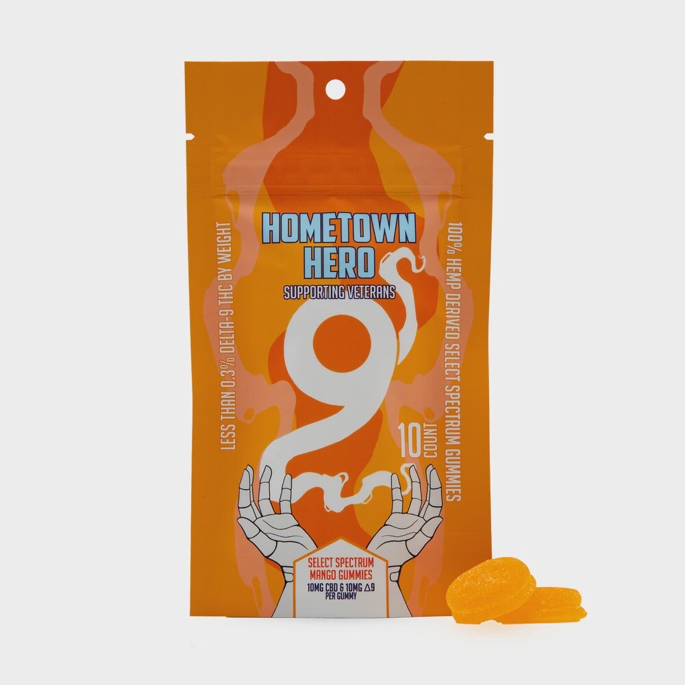 Hometown Hero Select Spectrum Delta 9 Mango Gummies
