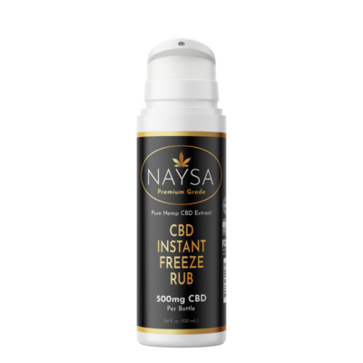 Naysa Instant Freeze Rub with 500mg CBD