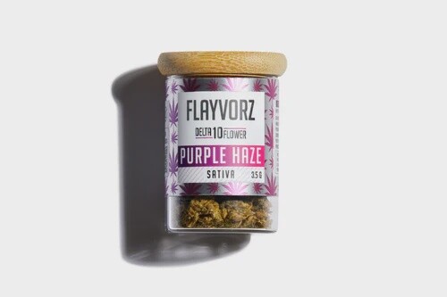 Flayvorz Delta 10 Purple Haze Flower 3.5g