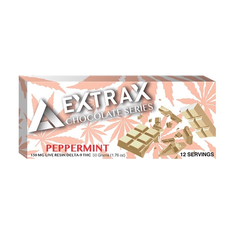 Delta Extrax Delta 9 Live Resin White Chocolate Peppermint Bar