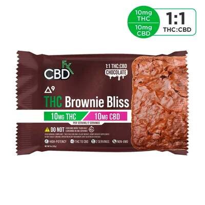 CBDfx CBD + Delta 9 THC Brownie Bliss