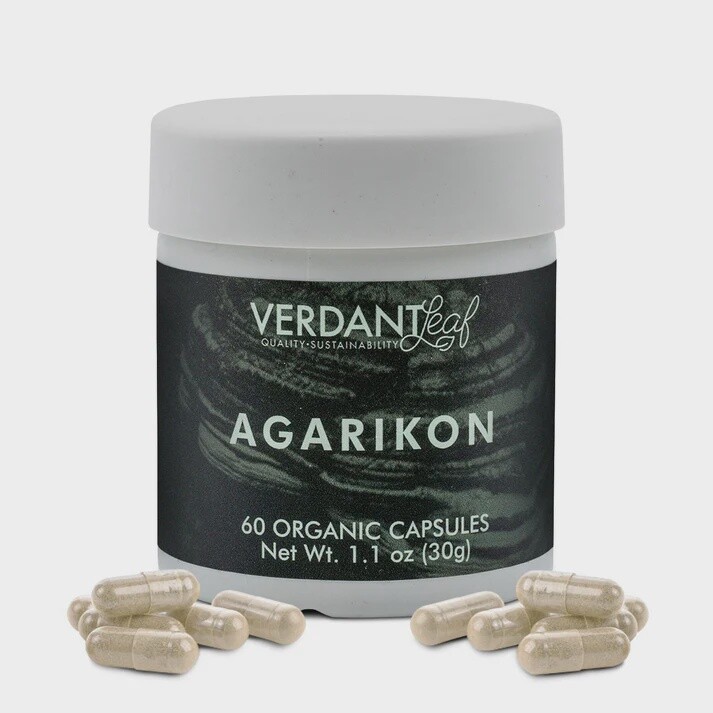 Verdant Leaf Mushroom Capsules, Flavor: Agarikon Capsules