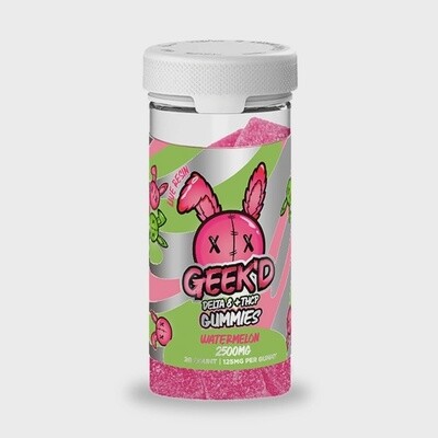 Geek'd Delta 8 + THC-P Gummies