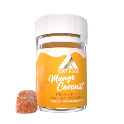 Delta Extrax Lights Out Gummies - Mango Coconut 3500mg