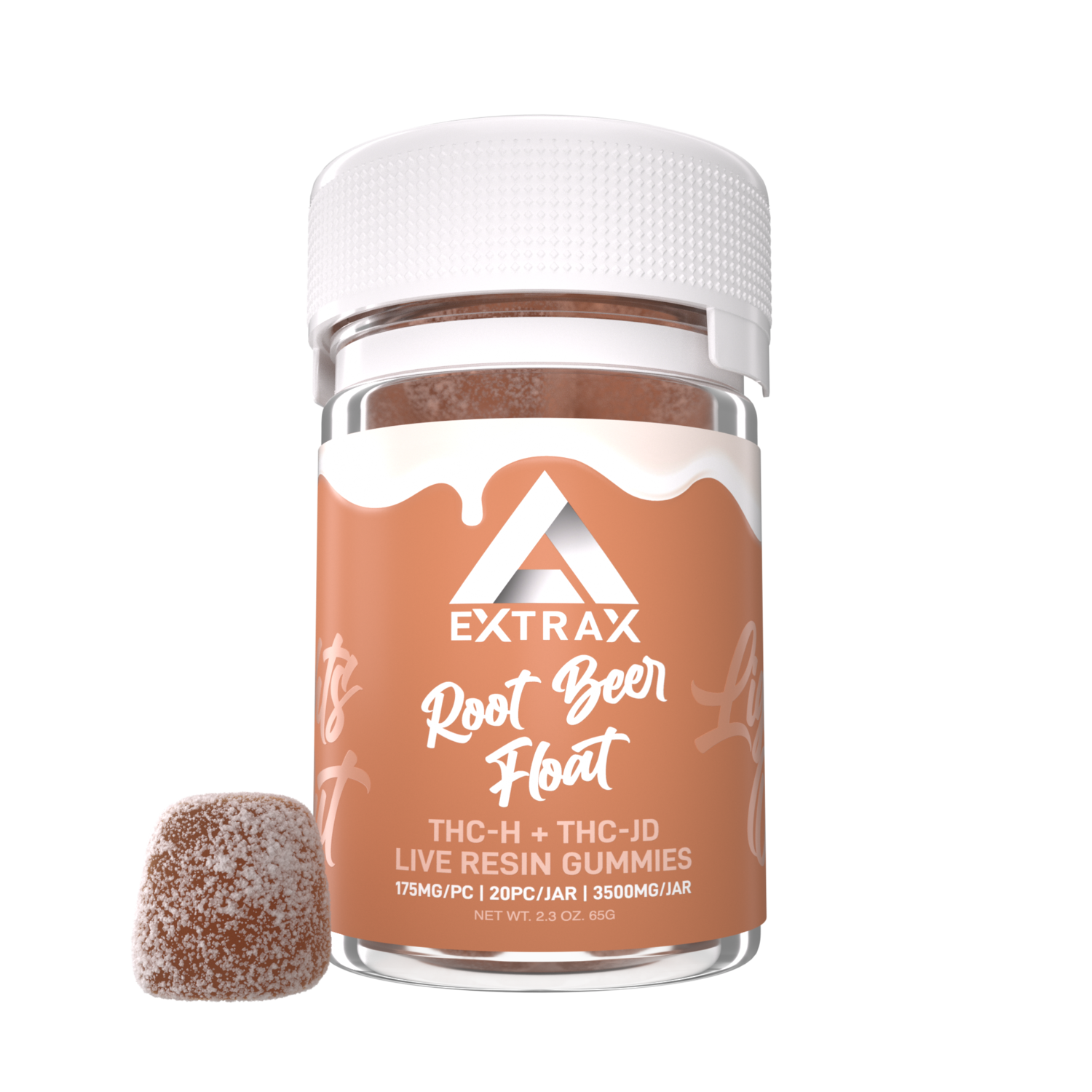 Delta Extrax Lights Out Gummies - Root Beer Float 3500mg