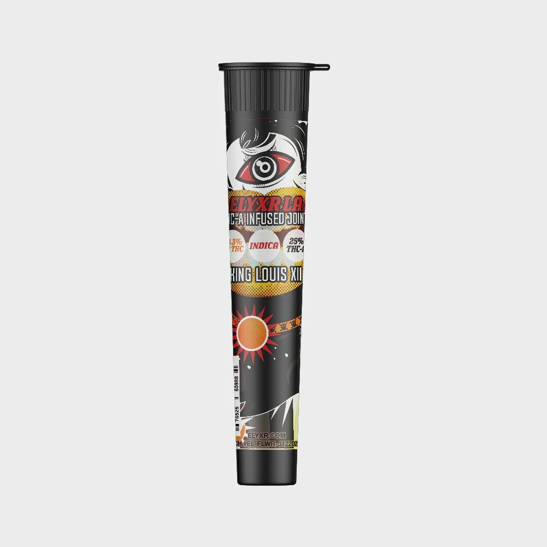 Elyxr THC-A King Louis XII Indica Preroll 1g