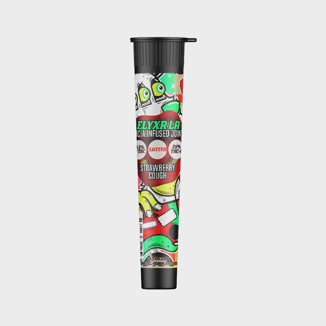 Elyxr THCA Strawberry Cough Sativa Preroll 1g