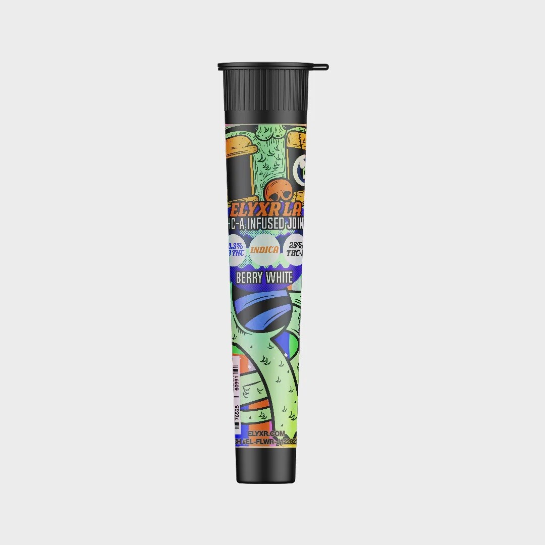Elyxr THCA Berry White Indica Preroll 1g