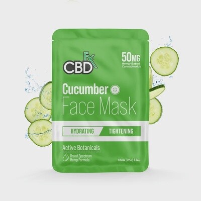 CBDfx CBD Face Mask - Tightening Cucumber