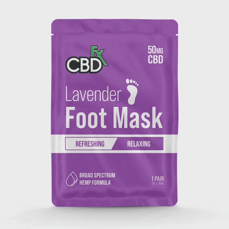 CBDfx CBD Foot Mask – Lavender