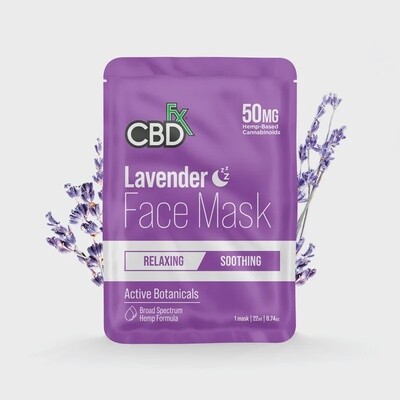 CBDfx CBD Face Mask - Soothing Lavender