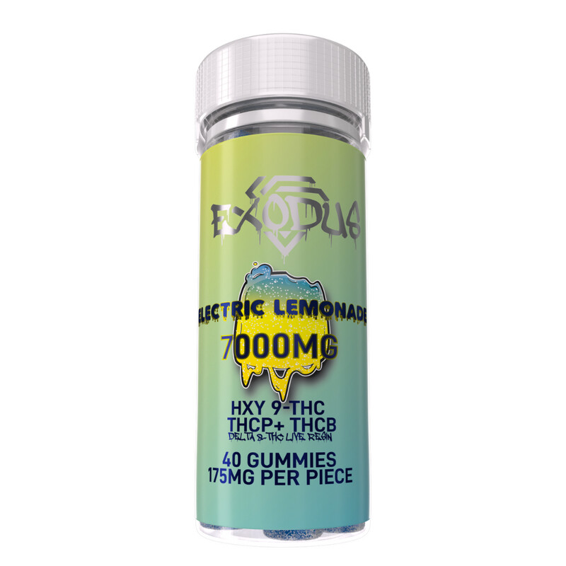 Exodus Electric Lemonade Gummies 7000mg