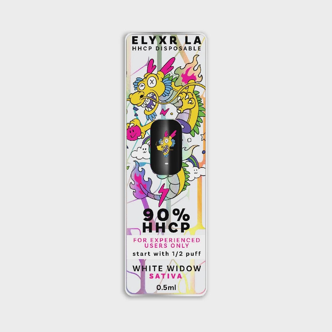 Elyxr 90% HHCP .5g Disposables, Flavor: White Widow - Sativa