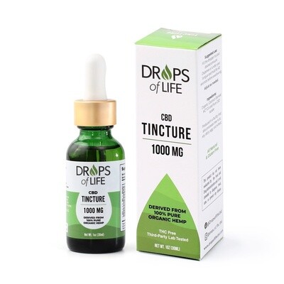 Drops of Life CBD Isolate Tinctures