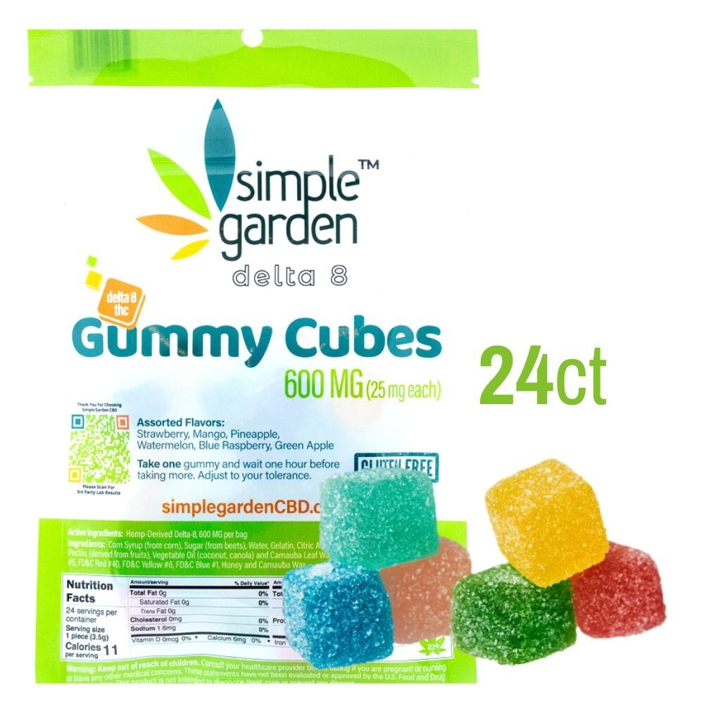 Simple Garden Delta 8 Gummies 24ct