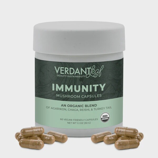 Verdant Leaf Immunity Mushroom Capsules