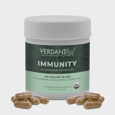 Verdant Leaf Immunity Mushroom Capsules