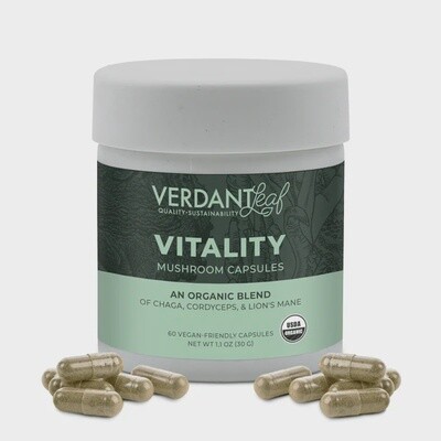 Verdant Leaf Vitality Mushroom Capsules