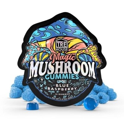 Trehouse Magic Mushroom Gummies - Blue Raspberry