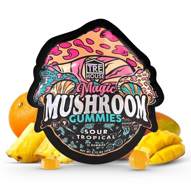 Trehouse Magic Mushroom Gummies - Sour Tropical