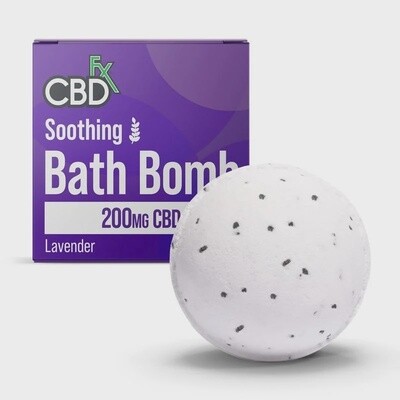 CBDfx Soothing Bath Bomb with Lavender