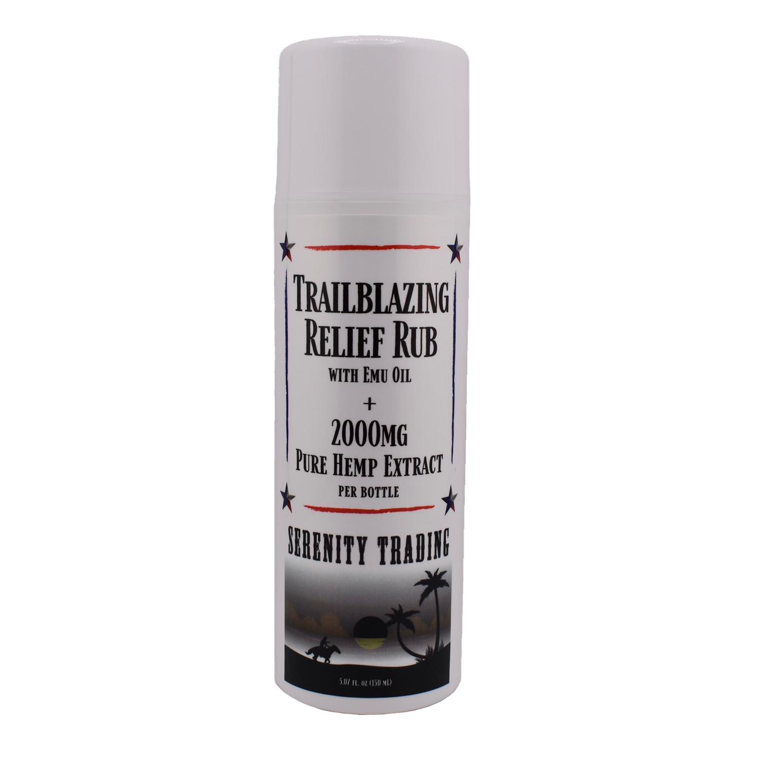 Serenity Trading Trailblazing Relief Rub with Emu Oil 2,000mg