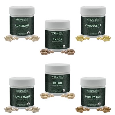 Verdant Leaf Mushroom Capsules