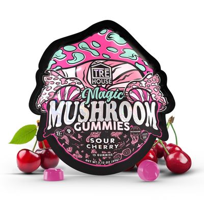 TreHouse Magic Mushroom Gummies - Sour cherry