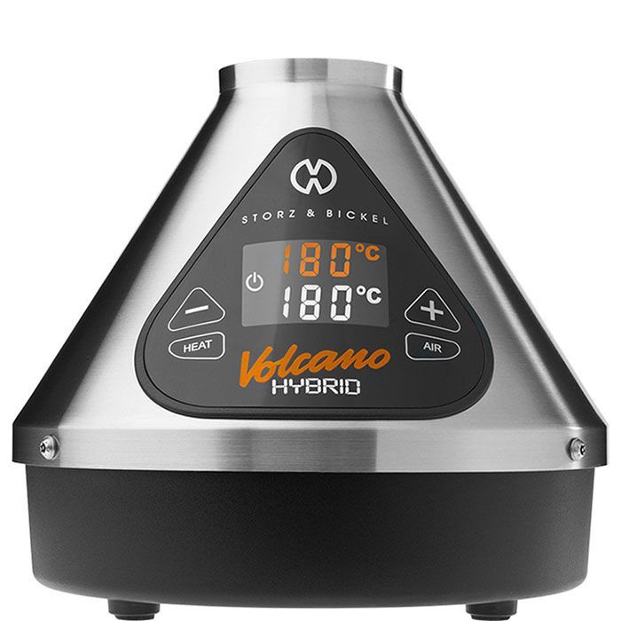 Storz &amp; Bickel Volcano Hybrid Dry Herb Vaporizer - Silver
