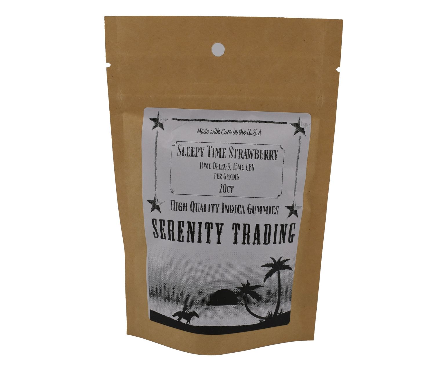 Serenity Trading Sleepy Time Strawberry Gummies 20CT