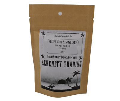 Serenity Trading Sleepy Time Strawberry Gummies 20CT