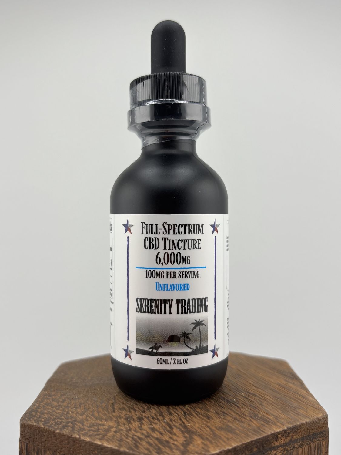 Serenity Trading CBD Full Spectrum Unflavored Tincture 6000MG