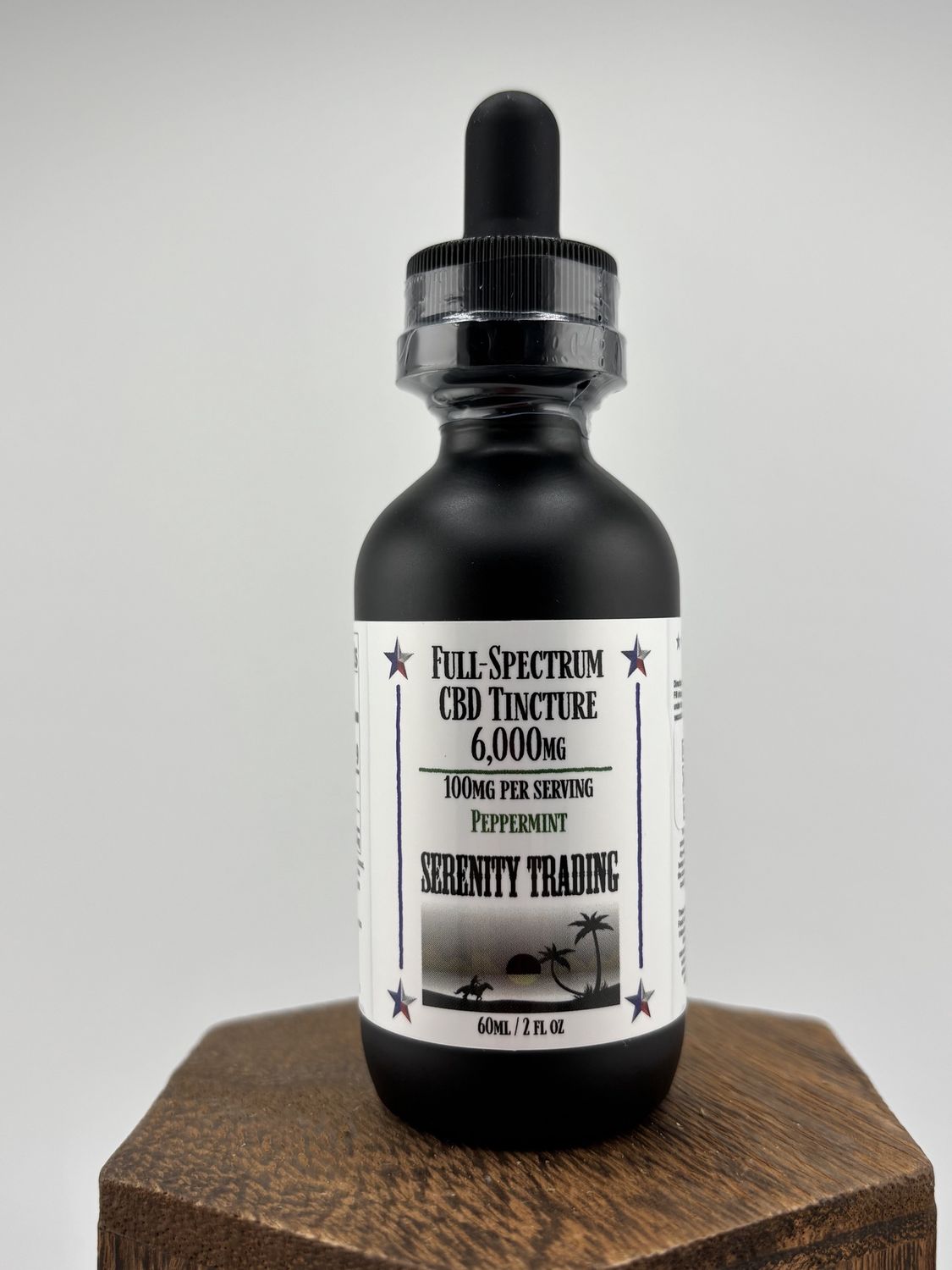 Serenity Trading CBD Full Spectrum Peppermint Tincture 6000MG