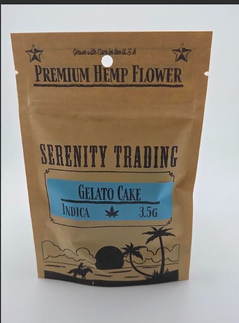Serenity Trading 3.5gm Indica Gelato Cake